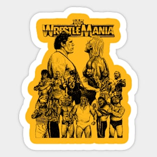 Pro Wrestlers of the 80s Sticker